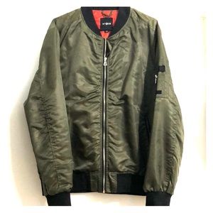 Green Bomber Jacket